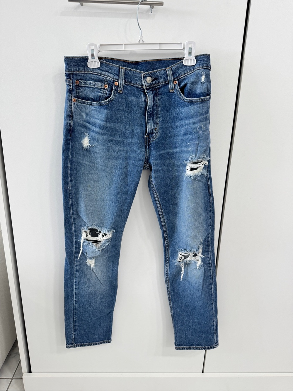 VINTAGE Levi's 511 Distressed Straight Jeans